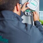 Instalacja stacji ławania wallbox evse pulsar plus