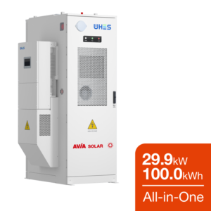 Magazyn energii 100 kWh 30 kW – system All-in-One dla firm i przemysłu WHES PowerCore IA-29.9kW/100kWh-EC10 | AVIA SOLAR